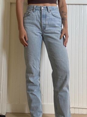 Pinstripe Levi’s